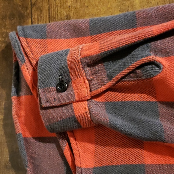 Satanic Mechanic grunge flannel custom OOAK check punk patch shirt Codet - Picture 9 of 9